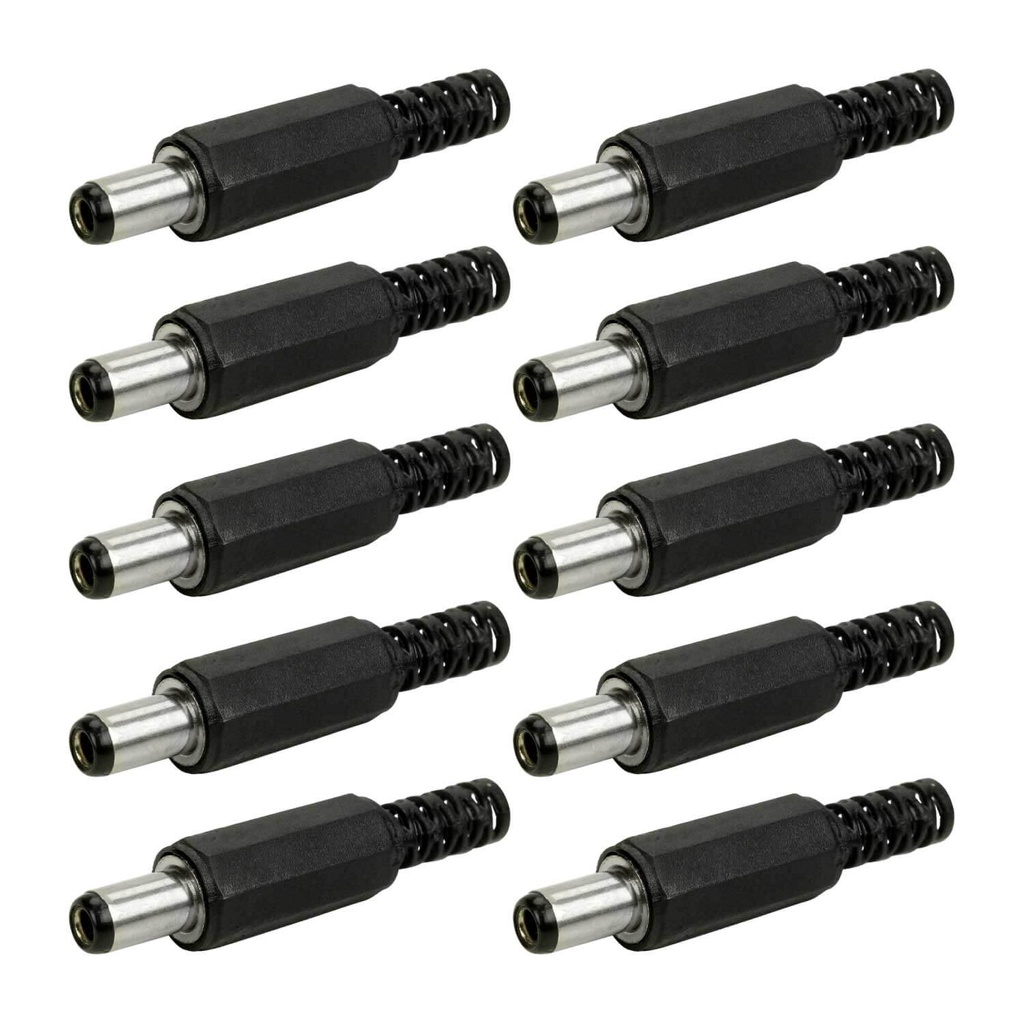 10x Conector Plug P4 Macho 2.5 / 5x5mm | Shopee Brasil