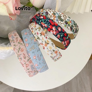 Lovito Tiara Casual Ditsy Floral Versão Coreana Estilo Country Para Mulheres LFA11157