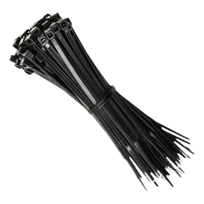 Kabelbinder 4,8 X 380 Mm – 100 Stück, Weiß, Nylon | Für Kabel, Befestigungen, Strapazierfähig