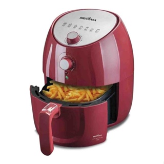 Fritadeira Air Fryer Britania 4,1l Vermelha Inox BFR10V 110v