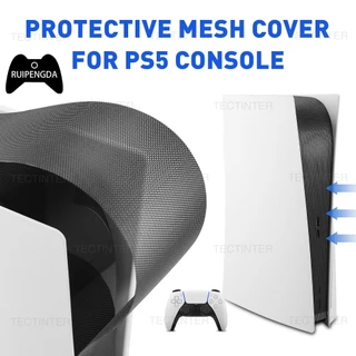 Para O PS5 Console Tampa De Malha Respirável Rede De Ventilação De PVC Flexível Filtro Anti-Pó Lavável Accessorie