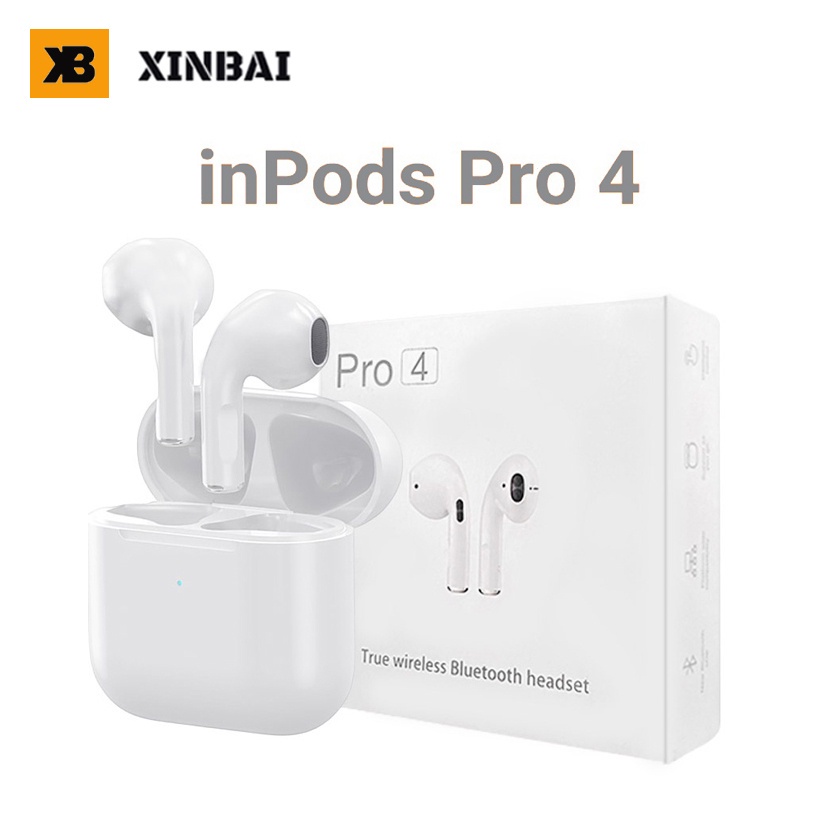 [In stock] TWS Mini Pro 4 noise reduction Bluetooth wireless headphones compatible 5.0 HiFi stereo microphone waterproof for Xiaomi iPhone 6HX6