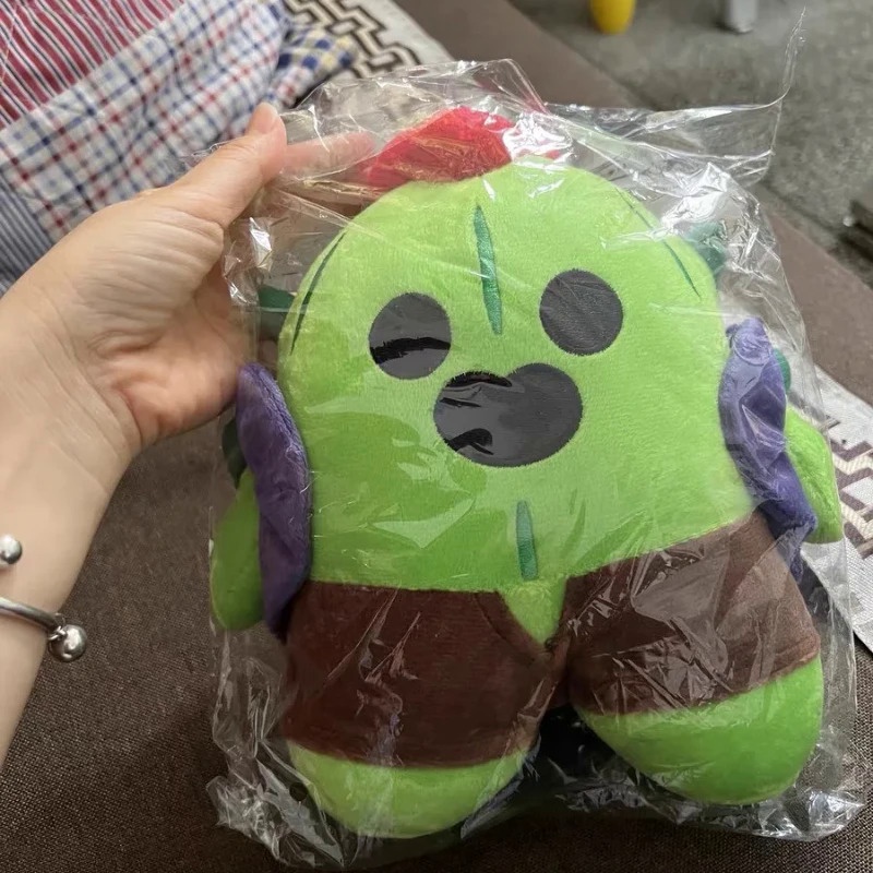 COC 25cm Supercell Leon Spike Plush Toy Cotton Pillow Dolls Game