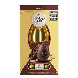 Ovo De Páscoa Ferrero Rocher Dark Caixa 137,5g