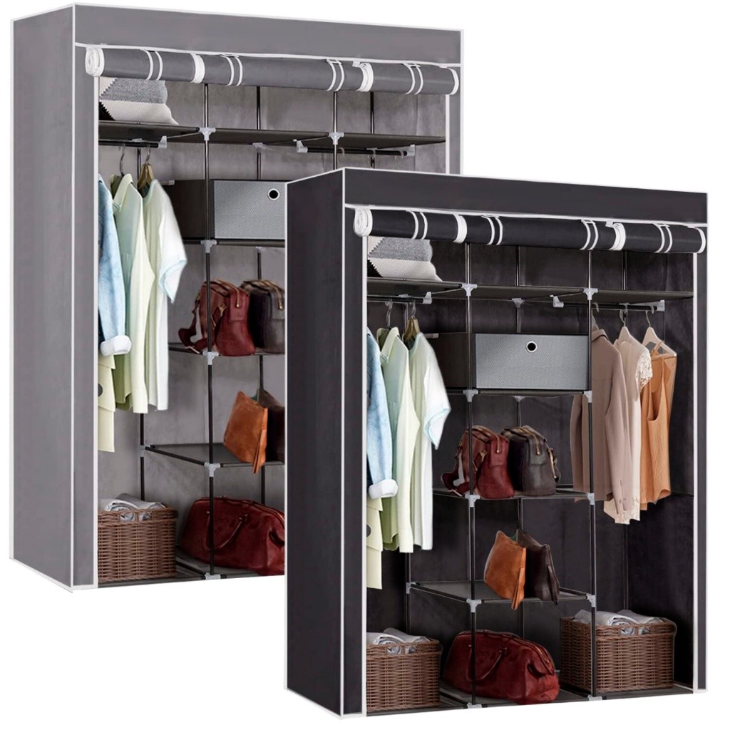Guarda Roupa Dobrável Organizador De Roupa Armário Grande