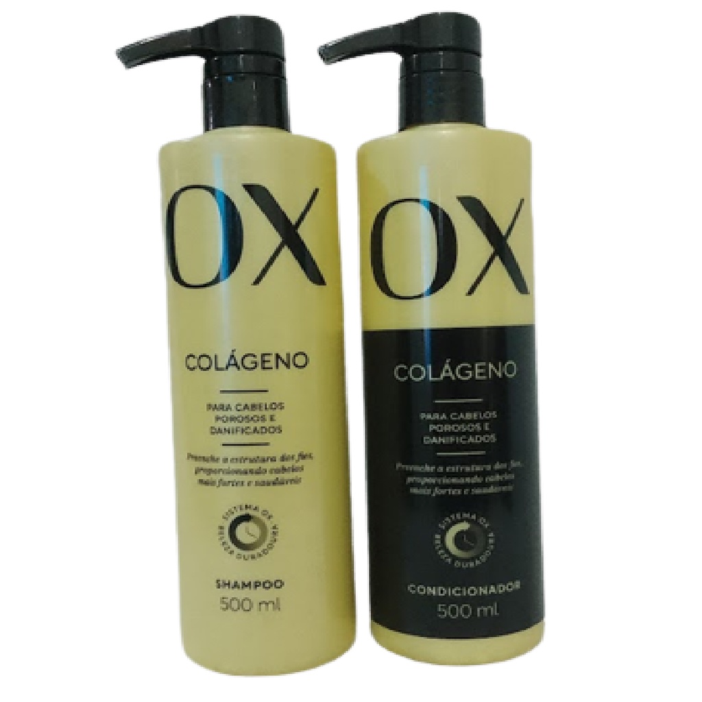 Shampoo e Condicionador Ox Colágeno 500ml (cada)