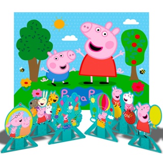 Display Mdf Casinha Peppa Pig Decoração De Festas 