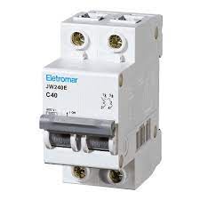 DISJUNTOR DIN BIPOLAR CURVA C 40A - ELETROMAR