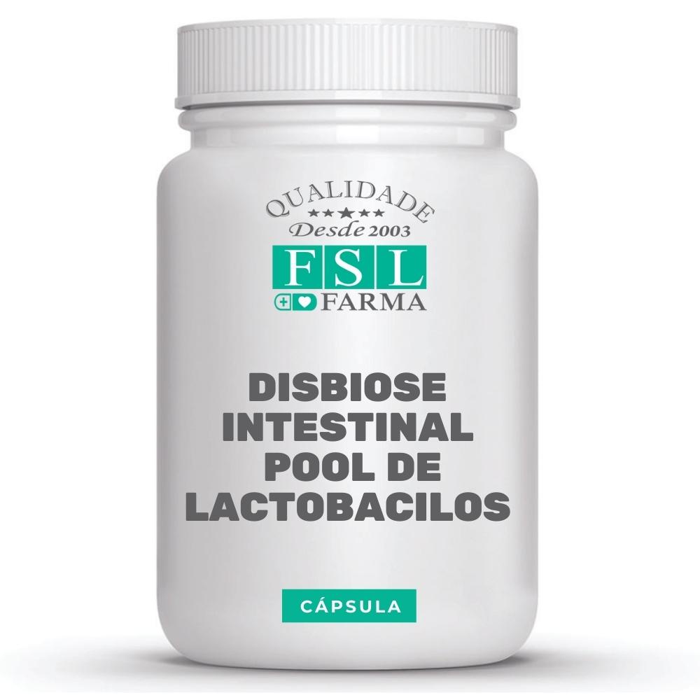 Disbiose Intestinal Pool De Lactobacilos 60 Cápsulas