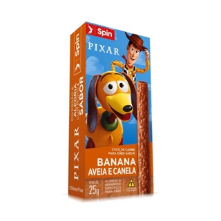 Petisco para Cães Toy Story Spin Pet Banana/Canela/Aveia - 25g
