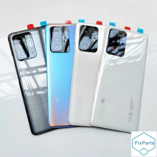 Tampa De Vidro Traseira Original Para A Xiaomi 11T Pro 5G Caixa De Bateria De Substituição Da Porta , Mi11T Com Lente De Câmera