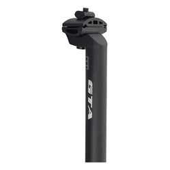 Canote Selim 40cm Com Carrinho 27.2mm Alumínio Preto Bike