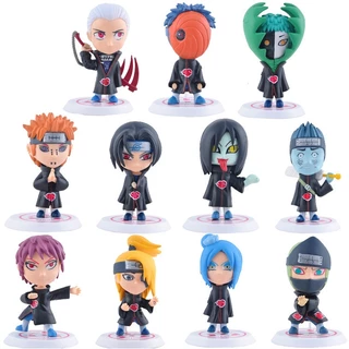 Bonecos Naruto kit Anime Naruto Boneca Action Figura 7cm Ornamentos Sakura Figuras De Ação Dos Desenhos Animados Brinquedos
