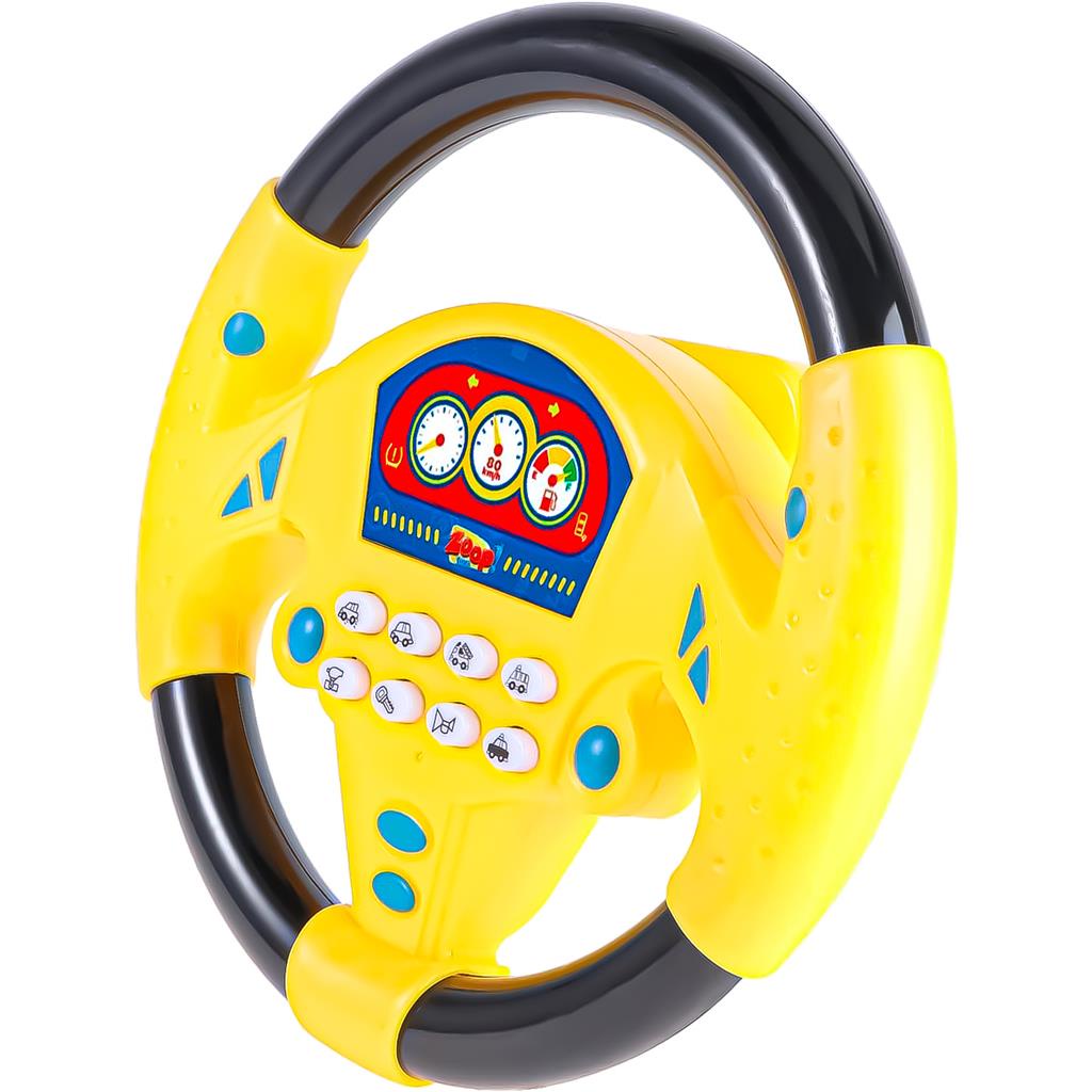 Volante Divertido Gira 360° Interativo - Zoop Toys