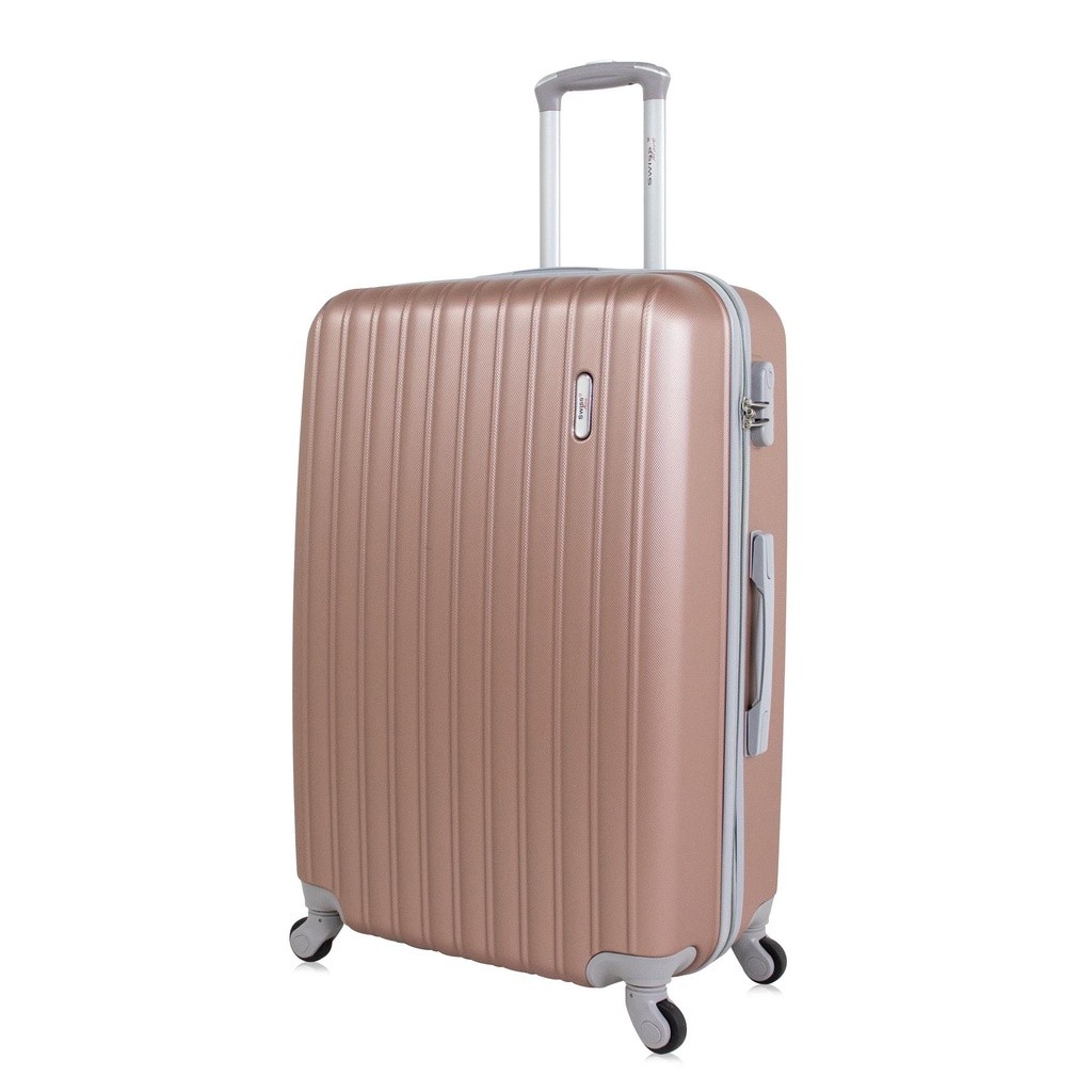Mala grande 32kg abs Rigida Rodas 360º Londres Plus Swiss Move Rose