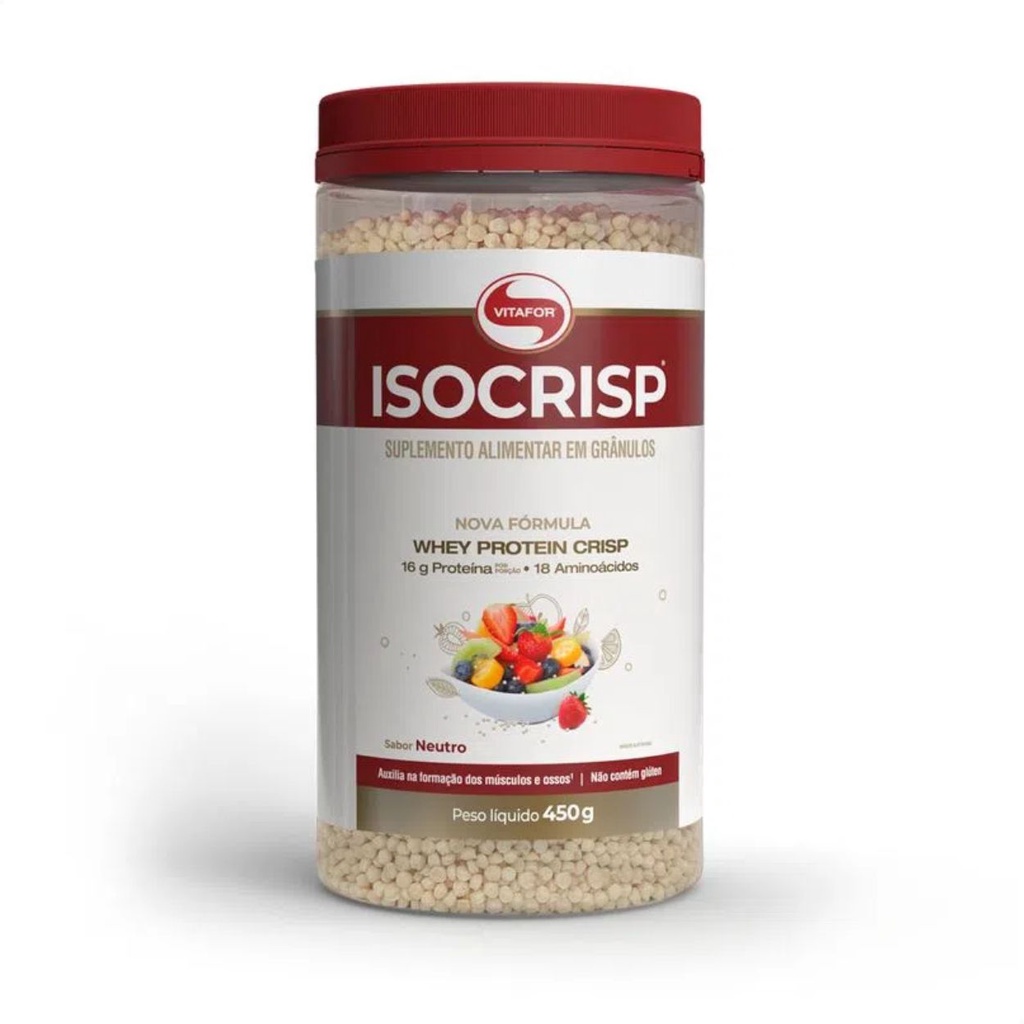 Isocrisp Whey Protein Crisp 450g Vitafor