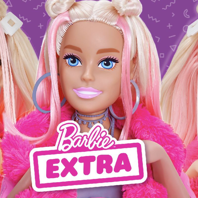 Boneca Barbie Styling Head Extra 12 Frases Pentear E Maquiar