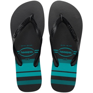 Chinelo Havaianas Top Basic Preto e Verde