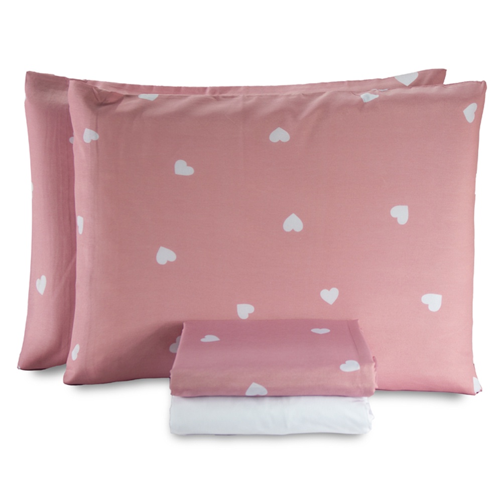 Jogo de Cama Lençol Casal Queen 4 Peças Essencialle Algodão 160 Fios Com Elástico Luxuoso