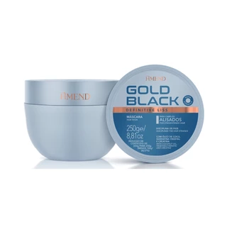 Mascara Creme Definitive Liss Alisados Gold Black Amend 250G
