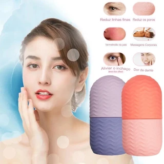 Rolo Facial De Gelo Levantamento Contorno Ferramenta Bandejas De Cubos De Gelo De Silicone Bolas Do Rosto Massageador Coisas diferentes Para Casa