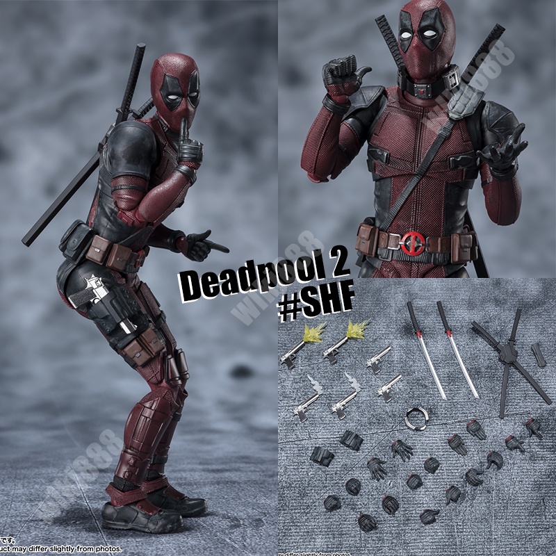 Figura De Ação Maravilha Deadpool 2 SHF Mafex 082 025EX Modelo De Decoração 16cm