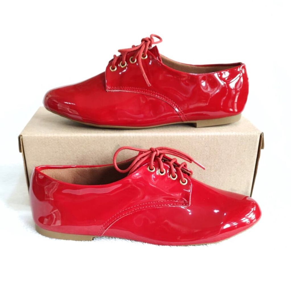 Oxford Sapato Vermelho E Branco Masculino Sapato Oxford Vermelho