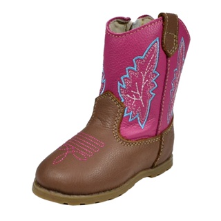 Bota Para Bebe Country Feminina Rosa Oklahoma Country