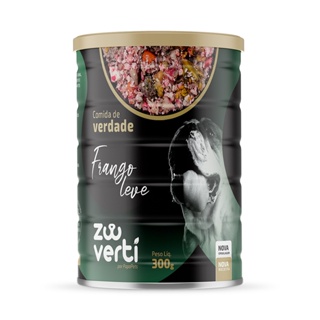 Ração úmida Papapets para Cães Frango Leve Lata 300g