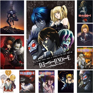 Japonês Anime Death Note Pôsteres Retros, Arte Pintura De Filmes