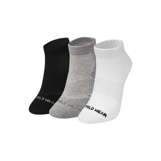 Kit 3 Pares de Meias Femininas Cano Curto Polo Wear Sortido