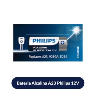 Bateria Alcalina Philips 12 Volts 8LR932 A23,V23GA,E23A Controle Portão Alarme escolha sua quantidade