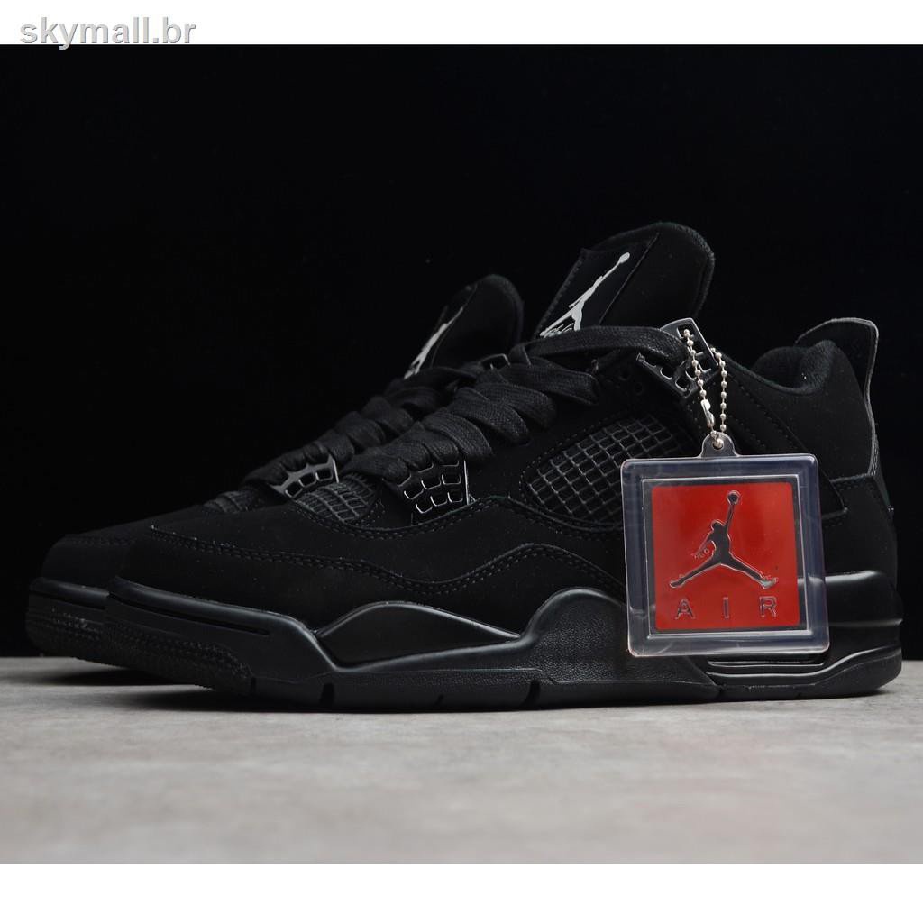 J 4 Retro All Black J4 CU1110-010 tênis de basquete