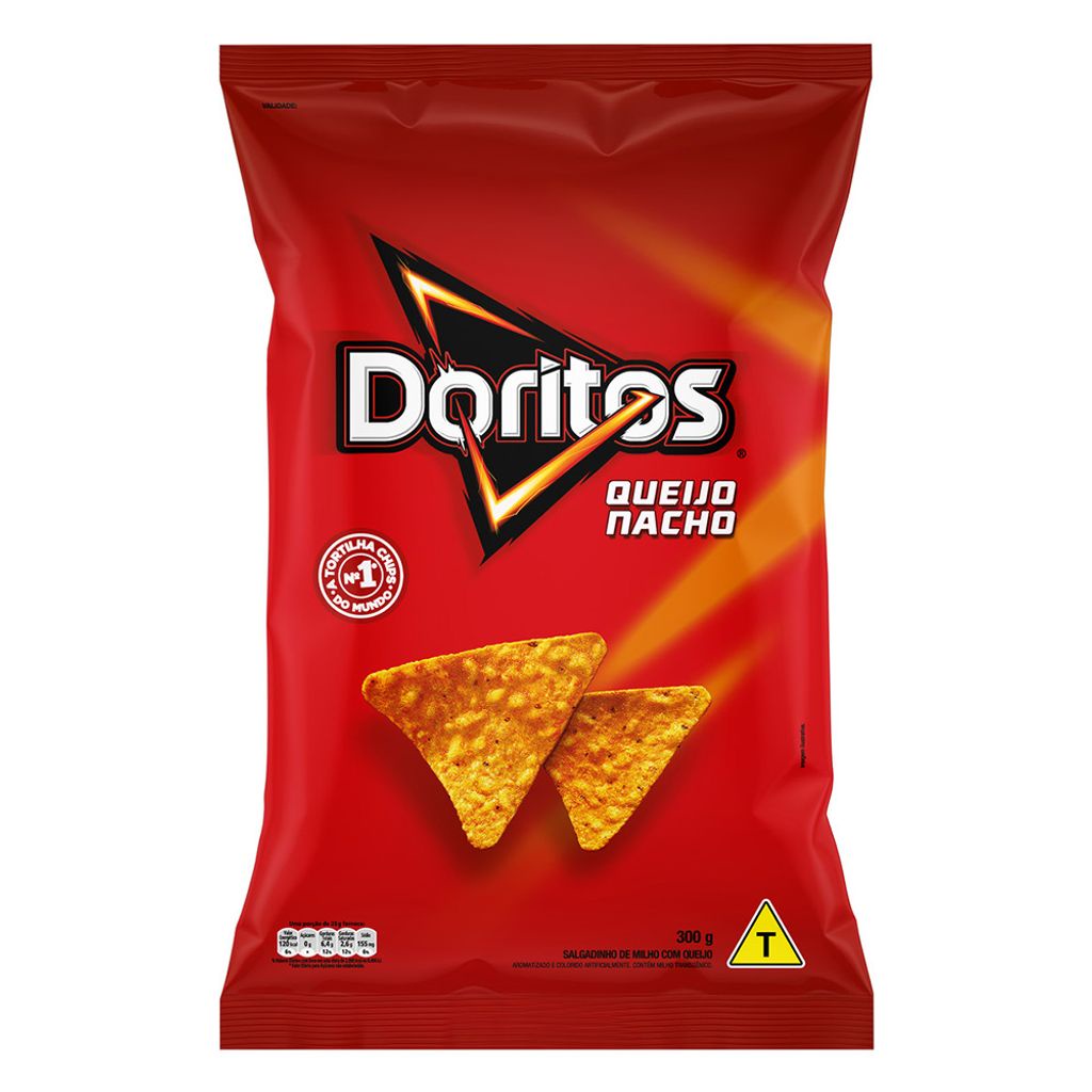 Doritos Elma Chips Sabor Queijo Nacho 300g