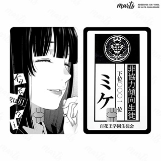 Camiseta Feminina Anime Kakegurui Yumeko Kirari Saotome Unissex