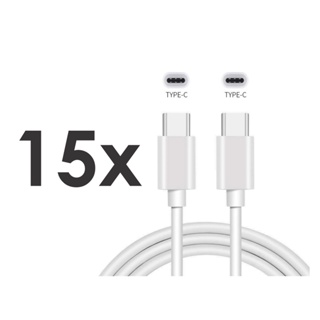 15x Cabo de dados Tipo C para Tipo C carregamento rápido