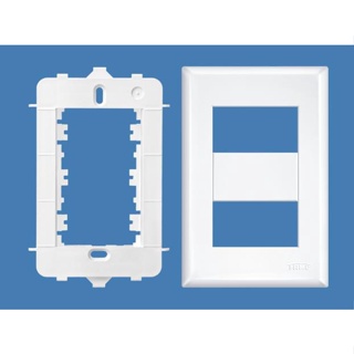 Placa 4 x 2 - 2 modulo dist com suporte Fame