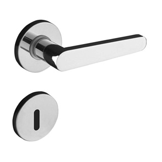 Fechadura interna de aço zamac Concept 402 com roseta cromada Pado