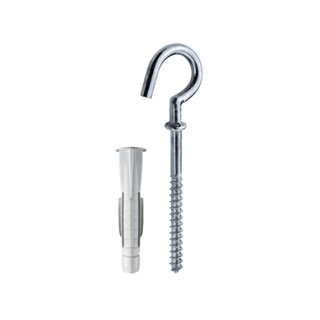 Gancho 4x65mm com bucha para superfícies ocas 6mm 02 unidades Bemfixa