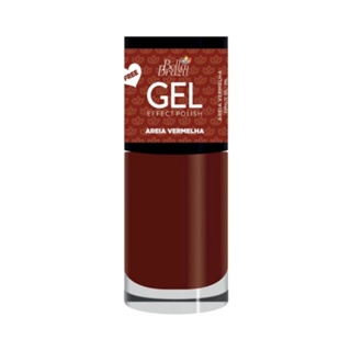 Esmalte Bella Brazil Tô De Boa Efeito Gel Areia Vermelha