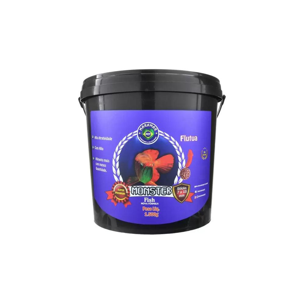 Maramar Monster Fish 1500g Para Peixes Ornamentais | Shopee Brasil