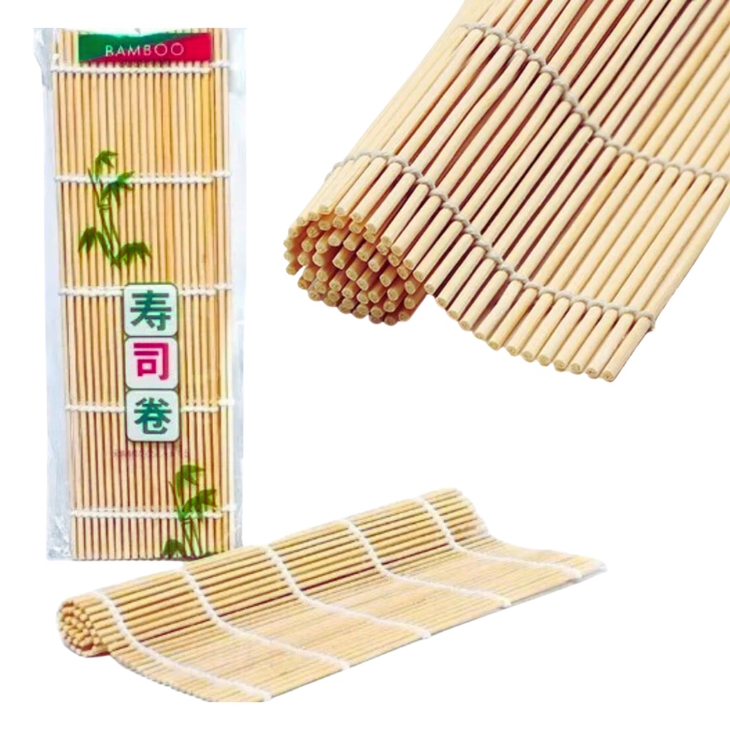 Jogo Japonês P/sushi De Bambu Sendai - 6 Peças