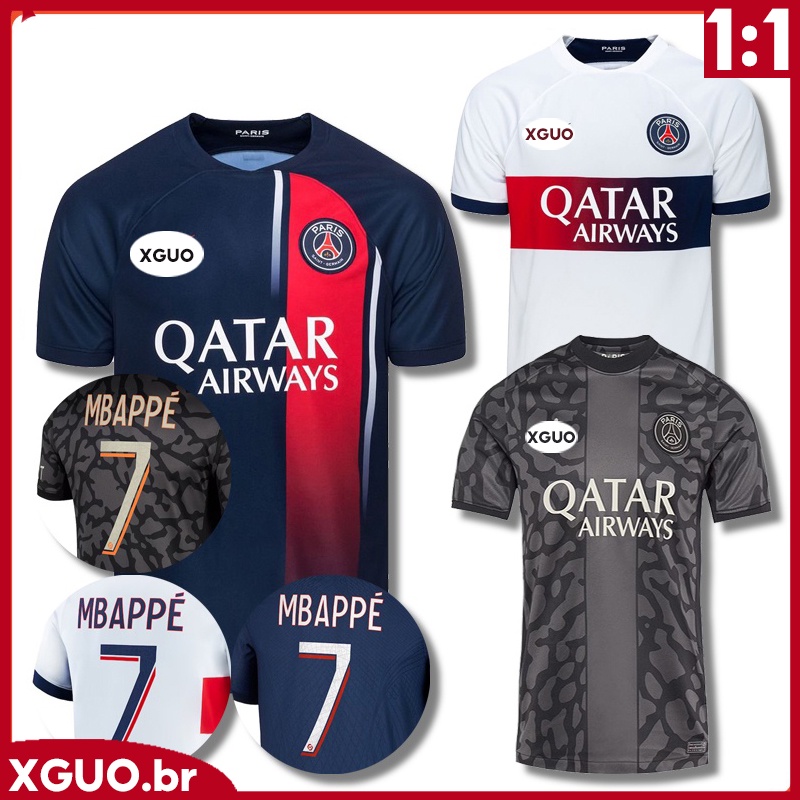 23-24 PSG Camisa de futebol masculino S-4XL Kylian Mbappe 2023 2024
