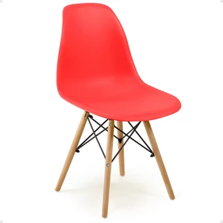 Cadeira de Jantar Charles Eames Solo Dkr Wood Magazine Decor