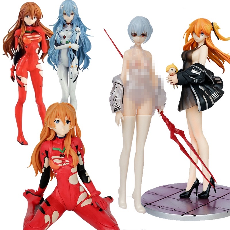 NEON GENESIS EVANGELION Ayanami Rei Asuka Langley Soryu Eva Boneca Modelo De Figura De Ação