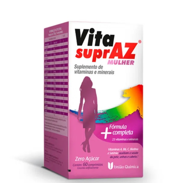 Vita SuprAZ Mulher 60 Comprimidos - União Quimica | Shopee Brasil