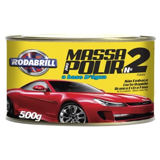 Massa de Polir Automotivo Base de Água N2 500g Não Embaça Massabril em Oferta na Shopee