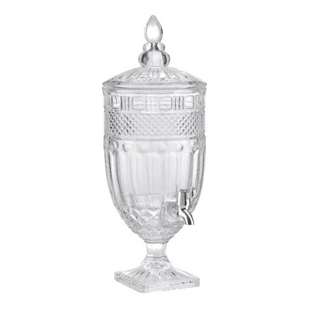 Suqueira Dispenser Bebida Drink Suco Vidro Torneira Pequena, 3 Litros ,bebidas