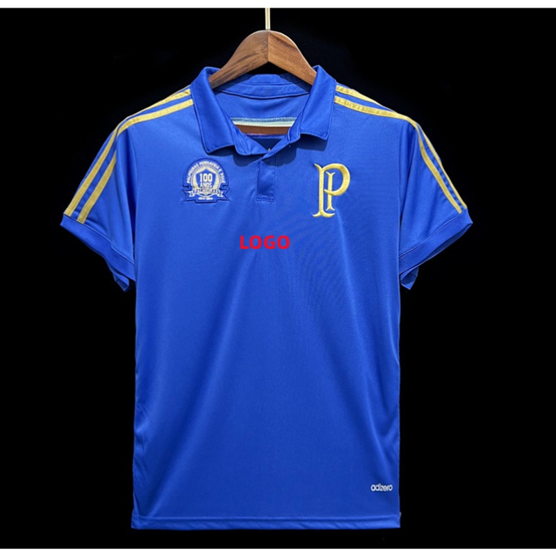 SEP Palmeira 2014/15 retro Football Jersey Blue Men's Sweatshirt Plus Size S-4XL PEMLS