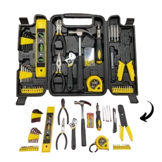Maleta De Ferramentas Kit Jogo Com 129 Peças Profissional